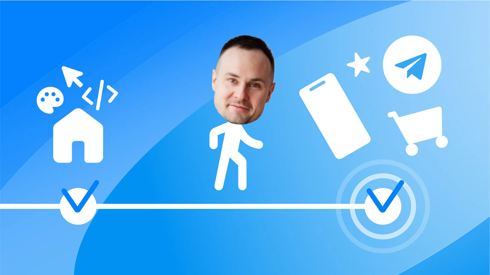 Иллюстрация к статье «Из дизайн-студии — в Telegram: как мы пришли к мини-аппам»